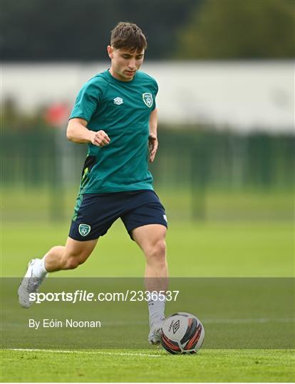 Republic of Ireland U21's Training Session Republic of Ireland U21's Training Session