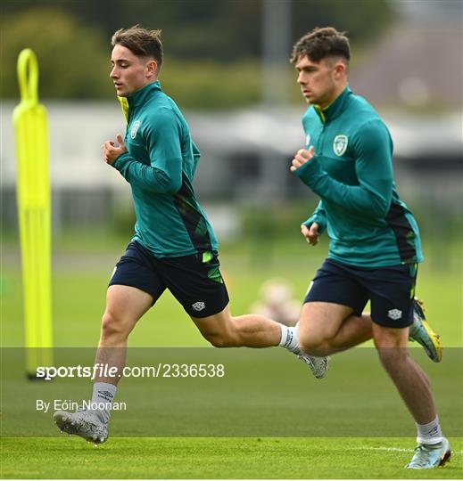 Republic of Ireland U21's Training Session Republic of Ireland U21's Training Session