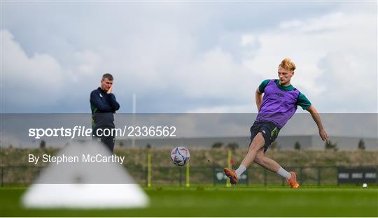 Republic of Ireland Press Conference & Training Session Republic of Ireland Press Conference & Training Session