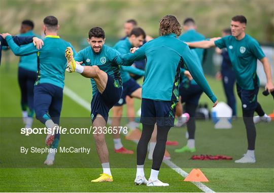 Republic of Ireland Press Conference & Training Session Republic of Ireland Press Conference & Training Session