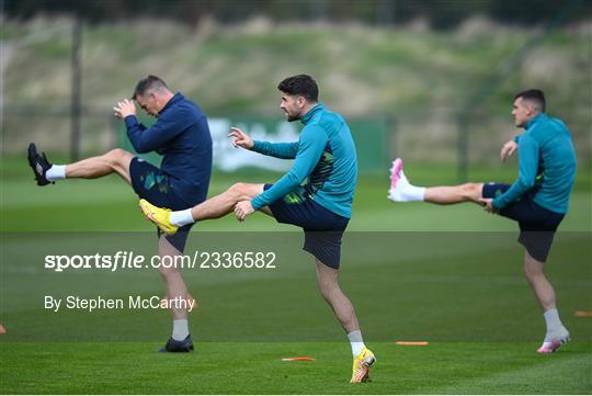 Republic of Ireland Press Conference & Training Session Republic of Ireland Press Conference & Training Session