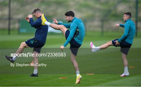 Republic of Ireland Press Conference & Training Session Republic of Ireland Press Conference & Training Session