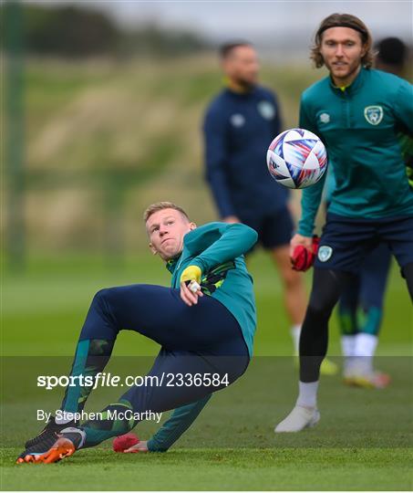 Republic of Ireland Press Conference & Training Session Republic of Ireland Press Conference & Training Session