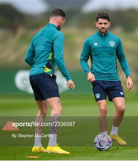 Republic of Ireland Press Conference & Training Session Republic of Ireland Press Conference & Training Session