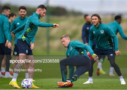 Republic of Ireland Press Conference & Training Session Republic of Ireland Press Conference & Training Session
