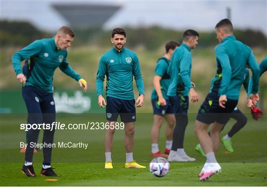 Republic of Ireland Press Conference & Training Session Republic of Ireland Press Conference & Training Session