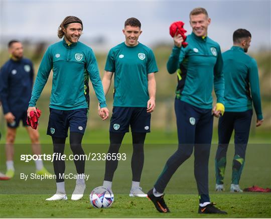 Republic of Ireland Press Conference & Training Session Republic of Ireland Press Conference & Training Session