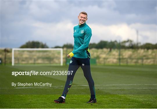 Republic of Ireland Press Conference & Training Session Republic of Ireland Press Conference & Training Session