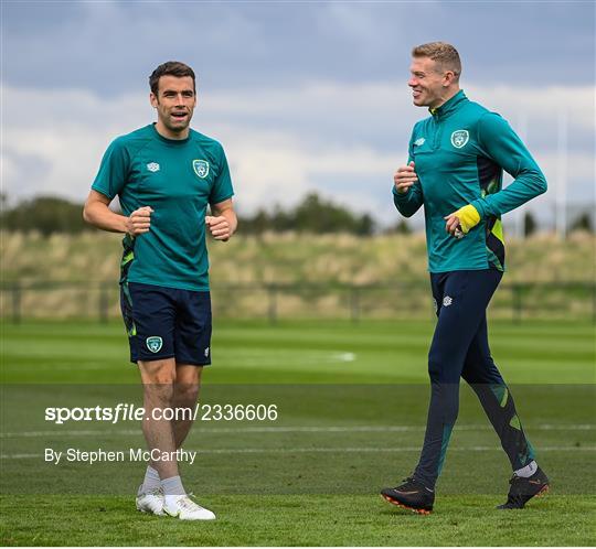 Republic of Ireland Press Conference & Training Session Republic of Ireland Press Conference & Training Session