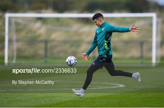Republic of Ireland Press Conference & Training Session Republic of Ireland Press Conference & Training Session