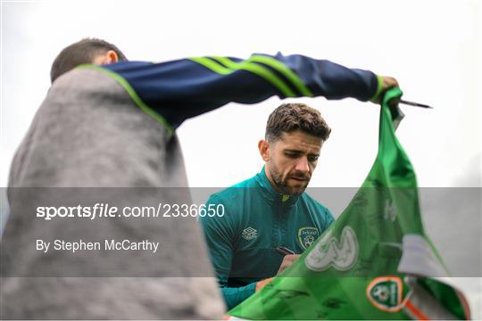 Republic of Ireland Press Conference & Training Session Republic of Ireland Press Conference & Training Session