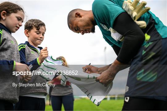 Republic of Ireland Press Conference & Training Session Republic of Ireland Press Conference & Training Session