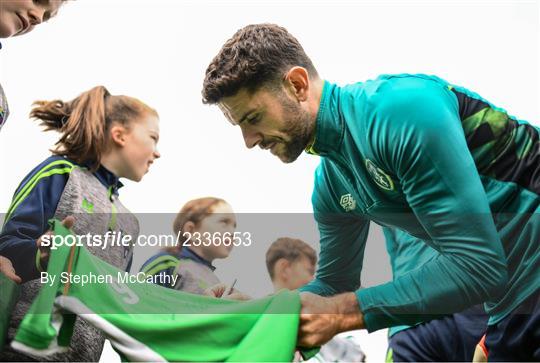 Republic of Ireland Press Conference & Training Session Republic of Ireland Press Conference & Training Session