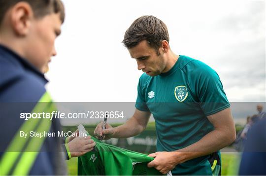 Republic of Ireland Press Conference & Training Session Republic of Ireland Press Conference & Training Session