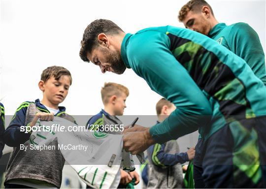 Republic of Ireland Press Conference & Training Session Republic of Ireland Press Conference & Training Session