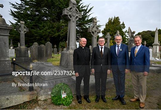 Ceremony to Mark the 175th Anniversary of the Birth of GAA Co-founder Michael Cusack Ceremony to Mark the 175th Anniversary of the Birth of GAA Co-founder Michael Cusack