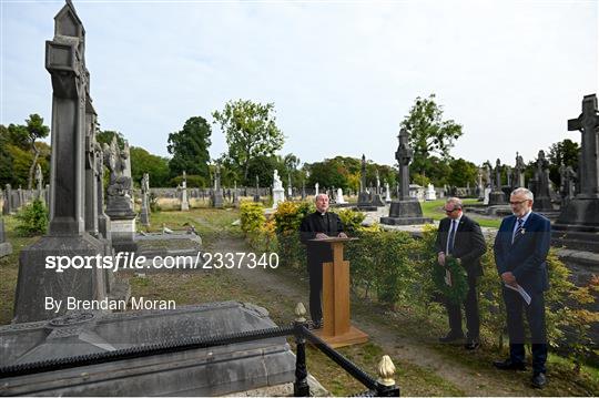 Ceremony to Mark the 175th Anniversary of the Birth of GAA Co-founder Michael Cusack Ceremony to Mark the 175th Anniversary of the Birth of GAA Co-founder Michael Cusack