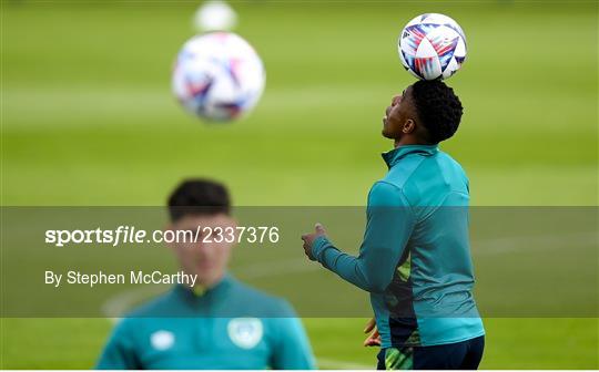 Republic of Ireland Training Session and Press Conference Republic of Ireland Training Session and Press Conference