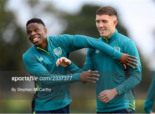 Republic of Ireland Training Session and Press Conference Republic of Ireland Training Session and Press Conference