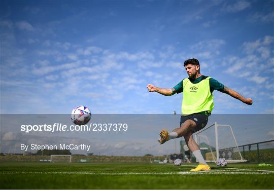 Republic of Ireland Training Session and Press Conference