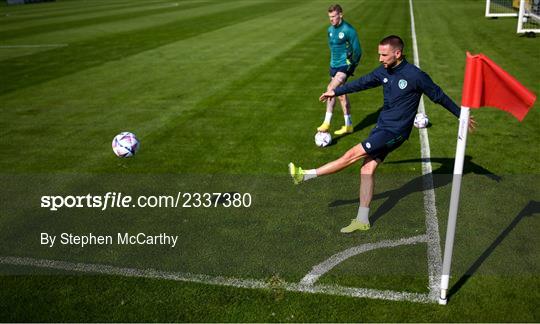 Republic of Ireland Training Session and Press Conference