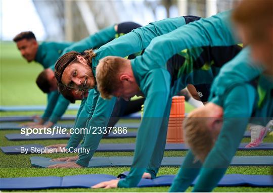 Republic of Ireland Training Session and Press Conference Republic of Ireland Training Session and Press Conference