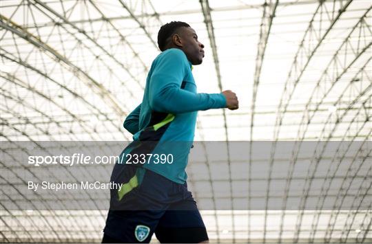 Republic of Ireland Training Session and Press Conference Republic of Ireland Training Session and Press Conference