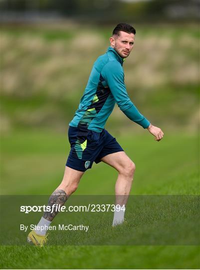 Republic of Ireland Training Session and Press Conference Republic of Ireland Training Session and Press Conference