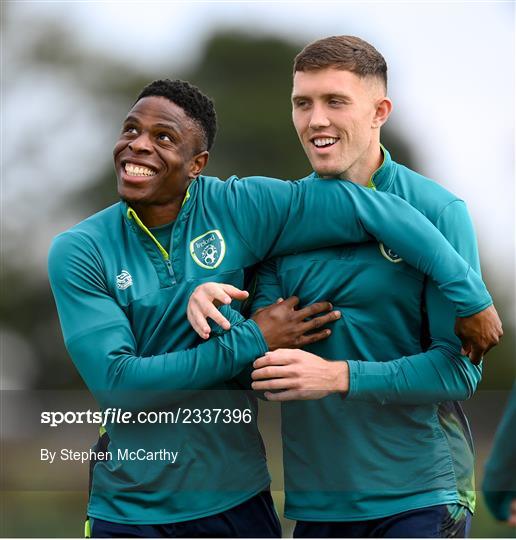 Republic of Ireland Training Session and Press Conference