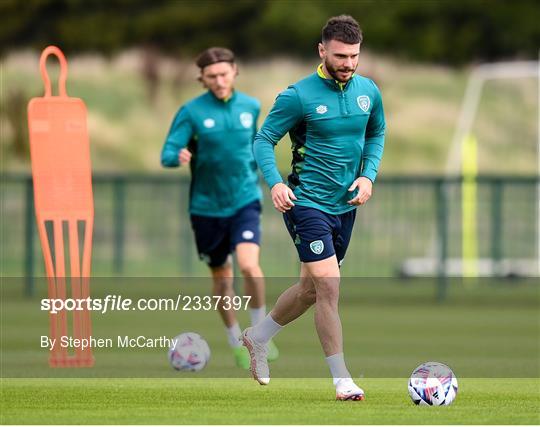 Republic of Ireland Training Session and Press Conference Republic of Ireland Training Session and Press Conference