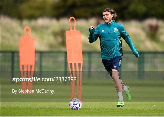 Republic of Ireland Training Session and Press Conference Republic of Ireland Training Session and Press Conference