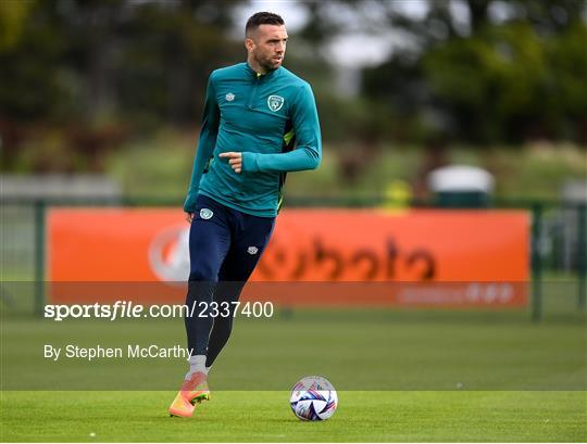 Republic of Ireland Training Session and Press Conference Republic of Ireland Training Session and Press Conference
