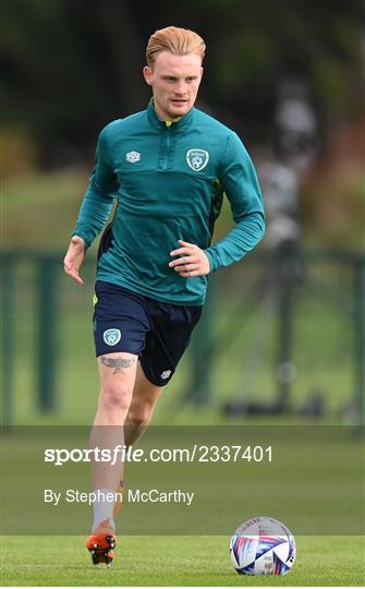 Republic of Ireland Training Session and Press Conference Republic of Ireland Training Session and Press Conference