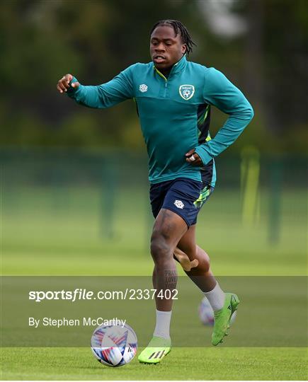 Republic of Ireland Training Session and Press Conference Republic of Ireland Training Session and Press Conference