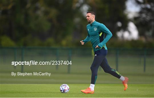 Republic of Ireland Training Session and Press Conference Republic of Ireland Training Session and Press Conference