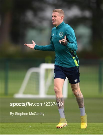 Republic of Ireland Training Session and Press Conference Republic of Ireland Training Session and Press Conference
