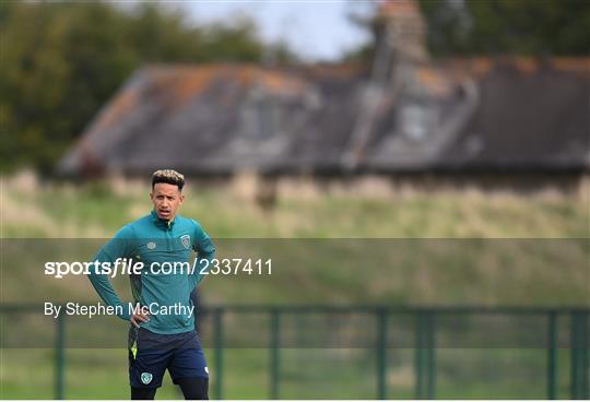 Republic of Ireland Training Session and Press Conference Republic of Ireland Training Session and Press Conference