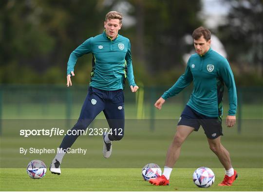 Republic of Ireland Training Session and Press Conference Republic of Ireland Training Session and Press Conference