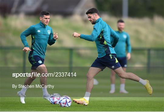 Republic of Ireland Training Session and Press Conference