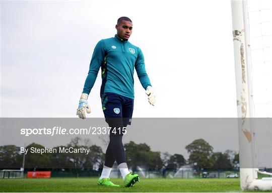 Republic of Ireland Training Session and Press Conference Republic of Ireland Training Session and Press Conference