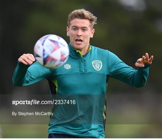 Republic of Ireland Training Session and Press Conference