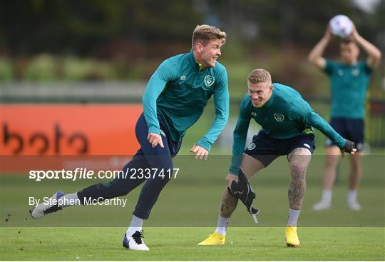 Republic of Ireland Training Session and Press Conference Republic of Ireland Training Session and Press Conference