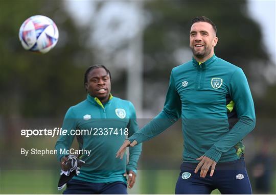 Republic of Ireland Training Session and Press Conference Republic of Ireland Training Session and Press Conference