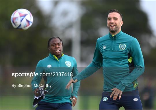 Republic of Ireland Training Session and Press Conference