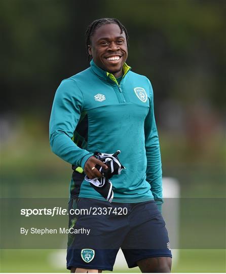 Republic of Ireland Training Session and Press Conference Republic of Ireland Training Session and Press Conference