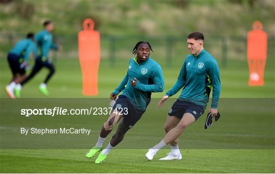 Republic of Ireland Training Session and Press Conference Republic of Ireland Training Session and Press Conference