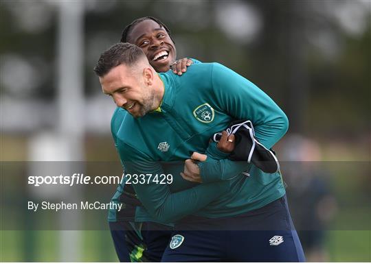 Republic of Ireland Training Session and Press Conference Republic of Ireland Training Session and Press Conference