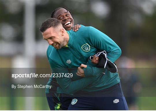 Republic of Ireland Training Session and Press Conference