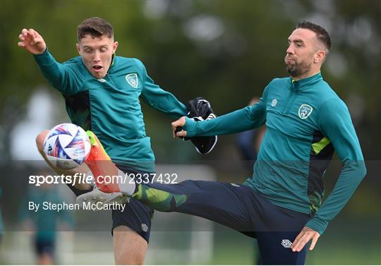 Republic of Ireland Training Session and Press Conference Republic of Ireland Training Session and Press Conference