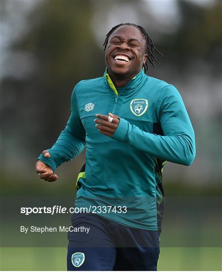 Republic of Ireland Training Session and Press Conference